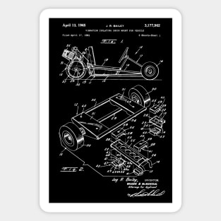 Go kart Patent, karting vehicle 1961 Sticker